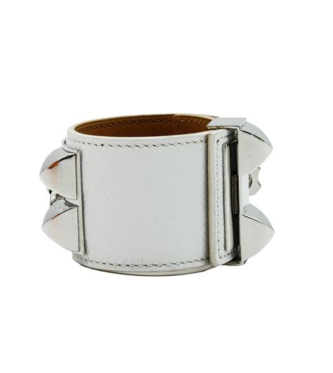 hermes cdc bracelet white|hermes click clack bracelet price.